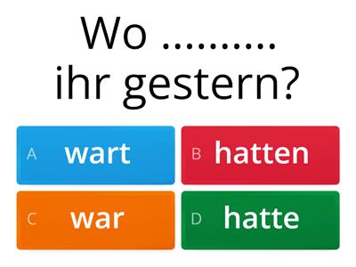 War, hatte 