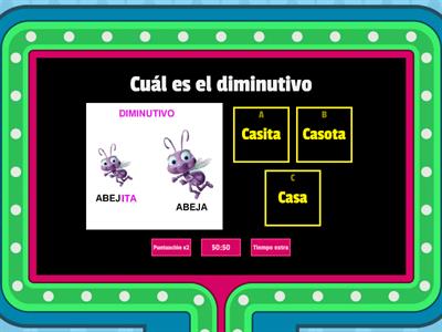 Los aumentativos y diminutivos