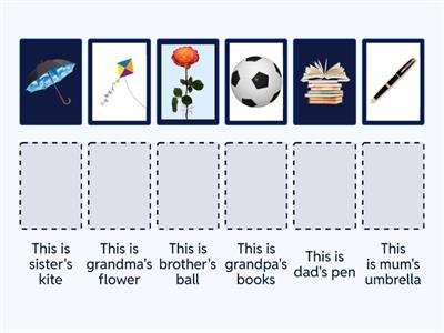 Family and friends 1 Unit 6. Whose's this?