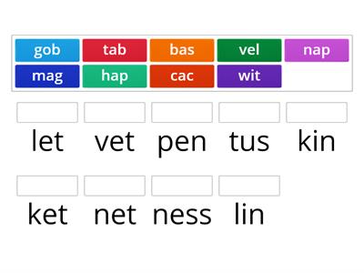 Match syllables