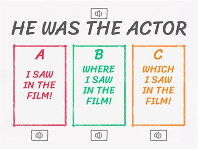  RELATIVE SENTENCES - ENGLISH LANGUAGE