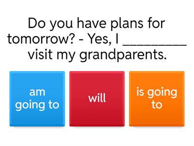 Future Will / Going to