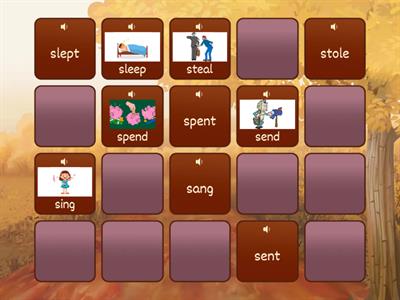 Form 5 Irregular verbs Part 4