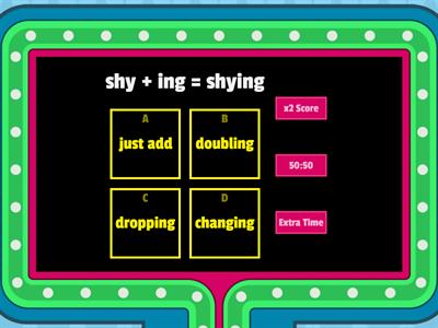 Spelling Derivatives