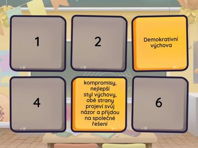 Pexeso styly výchovy
