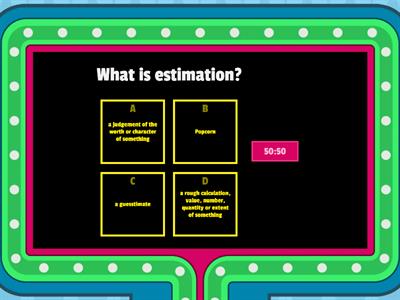 Estimation