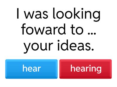 Advanced 2 - Gerunds and Infinitives - Grammar Focus