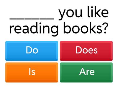 Test 14: Do / Does + Wh-Questions + Short Answers