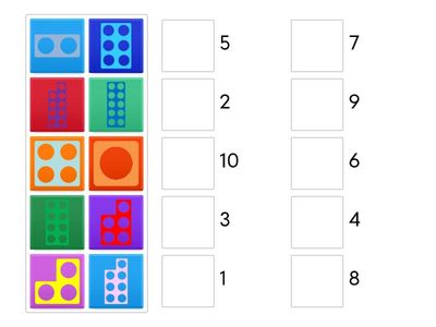 0-10 Numeral/Numicon match