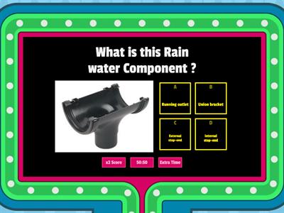 Above ground drainage Components 