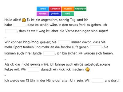 Einladung in den Park