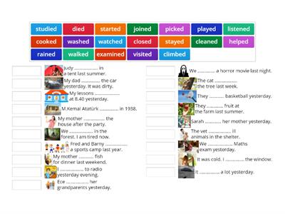 Simple Past Tense (Regular Verbs)