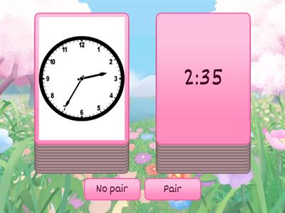 Telling Time to 5 minutes