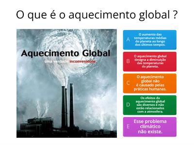 Aquecimento Global- 3º  ANO 1 EMTI - EOII