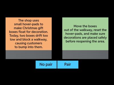 Christmas problem match - orange