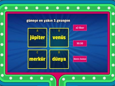 fen bilimleri 6.sınıf güneş sistemi