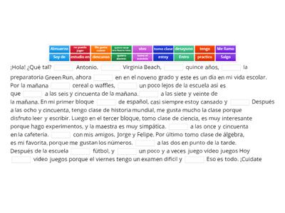 Lectura - Horario