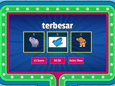 Darjah 2 : Kata Adjektif (paling & ter)