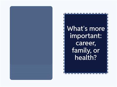 Life stages speaking A2-B1