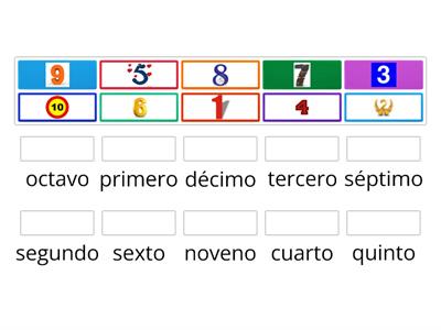 Numerales ordinales