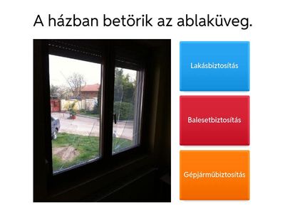 Biztosítás kvíz 3.osztály