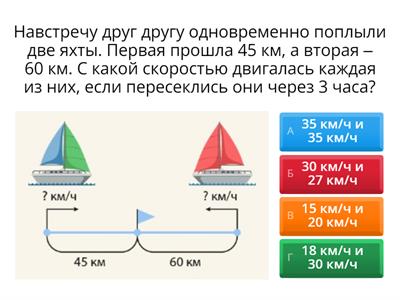 задачи на движение 