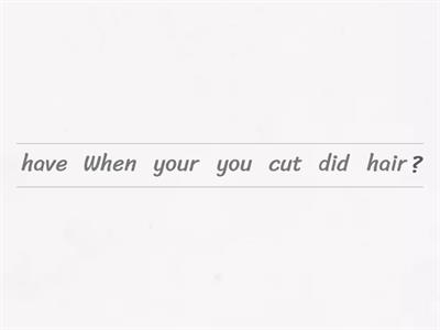 EGU1 U46 - Have something done 1