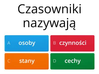 Czasownik - test