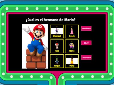 Mario bros custionario