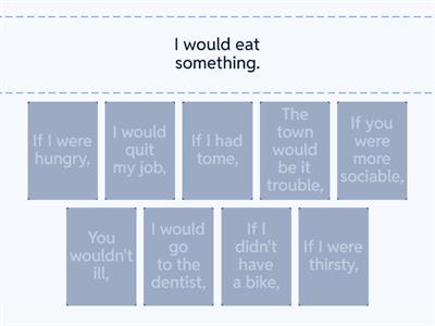 Second Conditionals - Matching 1