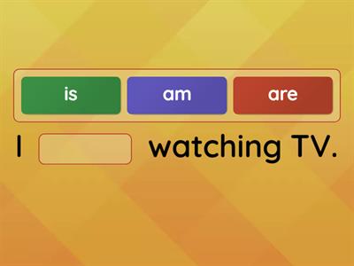 GRAMMAR to be GG2 EO2 The Present Continuous Tense