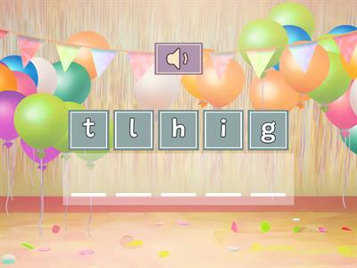 L 87 ie, igh anagram