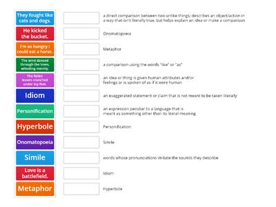 Figurative Language Match-Up 