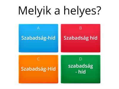 Földrajzi nevek helyesírása