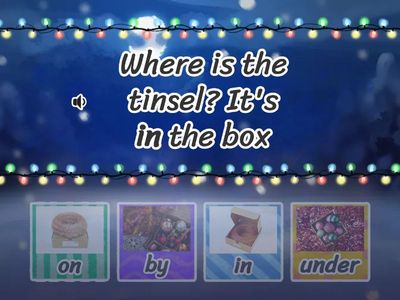 On/in/under/by - Christmas