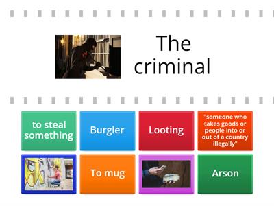 Crimes and criminals