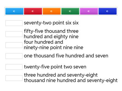 Big numbers and decimals