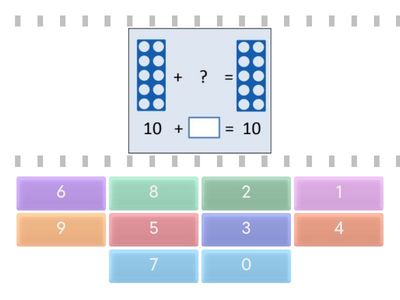 Number Bonds to 10 with Numicon
