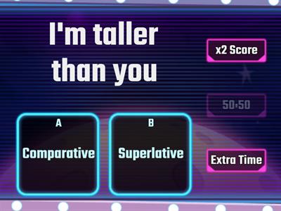 COMPARATIVE AND SUPERLATIVES