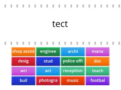 Jobs and occupations