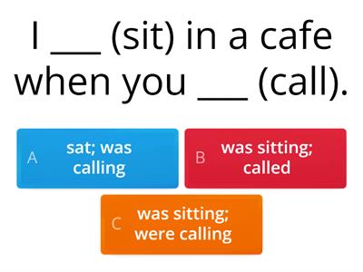 Past Simple vs Past Continuous - quiz