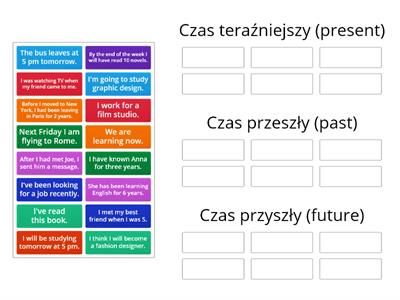 Czasy gramatyczne - matura