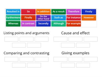 Using linking words