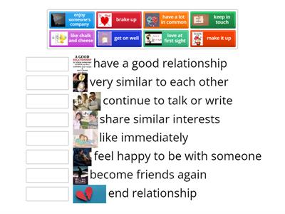 Frienship Vocabulary 7th grade