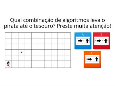 ALGORITMOS - CAÇA AO TESOURO 2