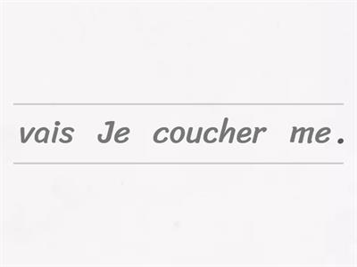 futur proche et place des pronoms