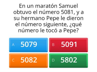 matemáticas tercer grado