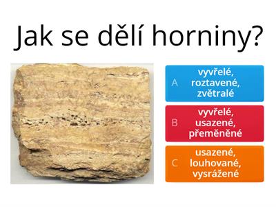 Horniny a nerosty