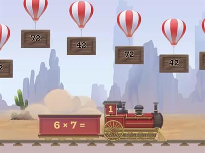 6 X table balloon pop