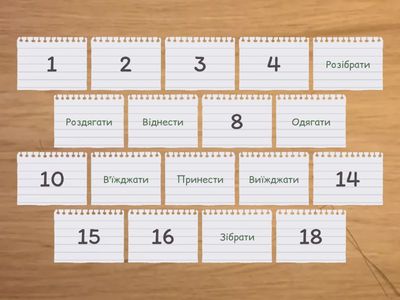 Визначте пари спільнокореневих дієслів-антонімів. Які префікси мають протилежне значення?